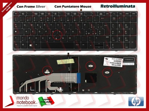 Tastiera italiana zbook 15 - tastiera, hp